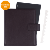 Geschenk-Set Fotoalbum DIN A5 Rindnappa-Leder